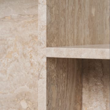 Distinct sidobord kalksten 59,5x35x50 cm - Travertine - ferm LIVING