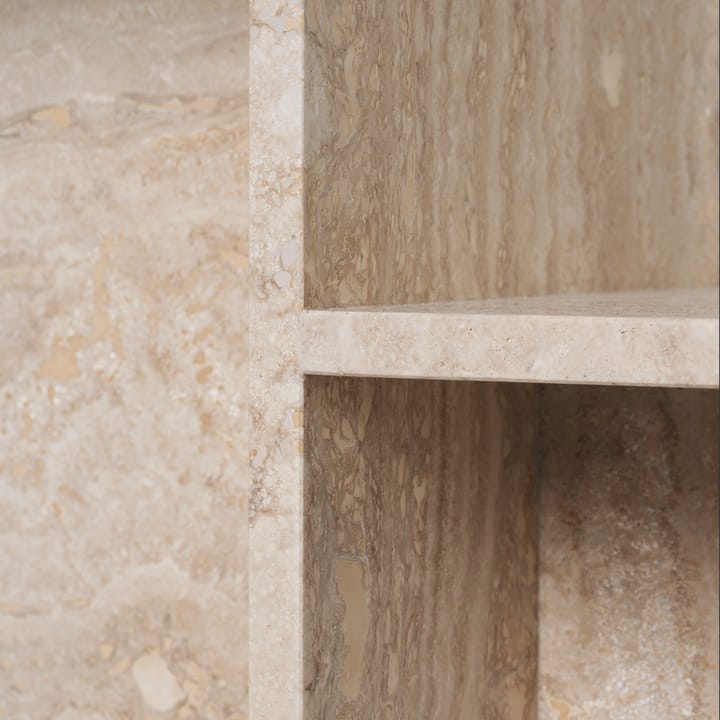 Distinct sidobord kalksten 59,5x35x50 cm, Travertine ferm LIVING