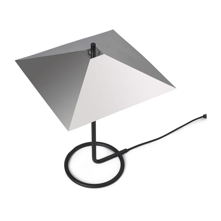 Filo square bordslampa, Black-mirror polished ferm LIVING