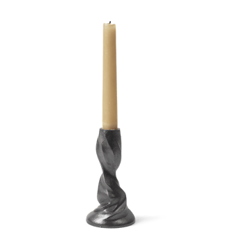 Gale ljusstake 13 cm - Blackened Aluminium - ferm LIVING