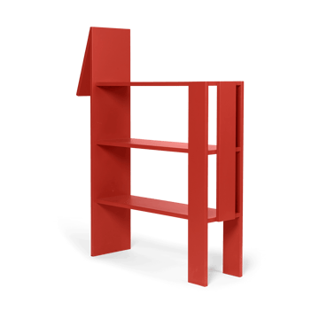 Horse bokhylla 91x111 cm - Poppy Red - ferm LIVING