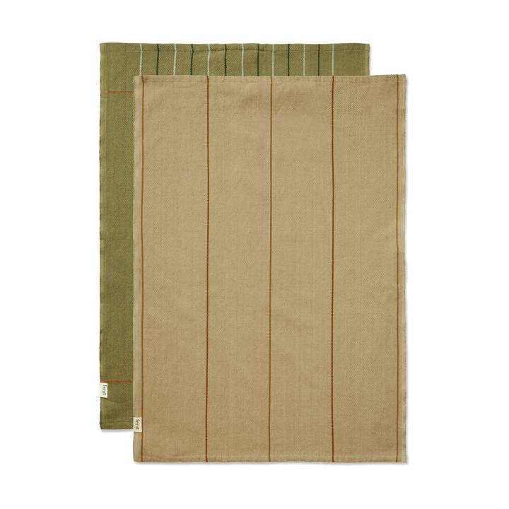 Ito kökshandduk 50x70 cm 2-pack - Seaweed-flax - Ferm LIVING