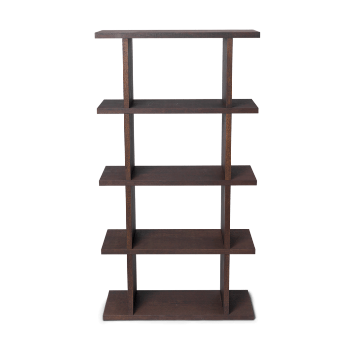 Kona bokhylla 1x4 - Dark stained - ferm LIVING