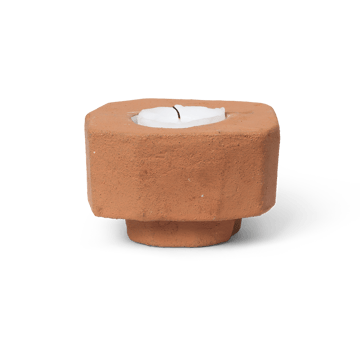 Kurinu ljusstake - Terracotta - ferm LIVING