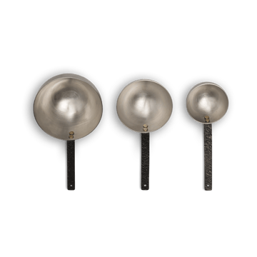 Obra Measuring Spoons måttsats 3 delar - Stainless Steel - ferm LIVING