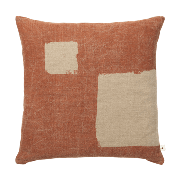 Oleo kuddfodral 50x50 cm - Terracotta-Natural - Ferm Living