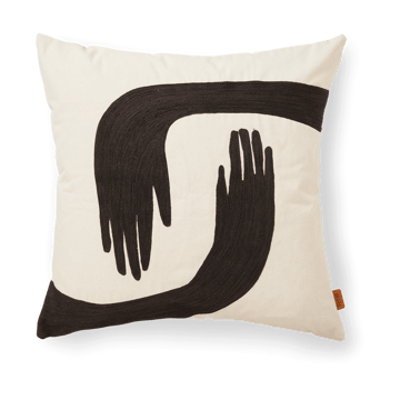 Pose kudde 50x50 cm - Coffee-undyed - ferm LIVING