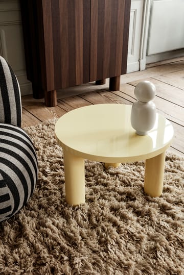 Post soffbord small Ø65 cm - Lemonade - ferm LIVING