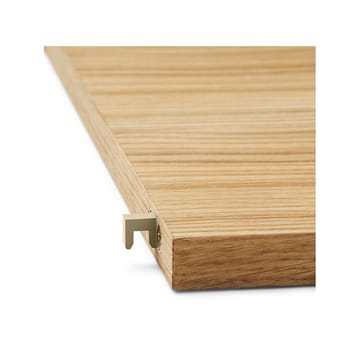 Punctual hylla 90 cm - oak oiled, cashmere - ferm LIVING