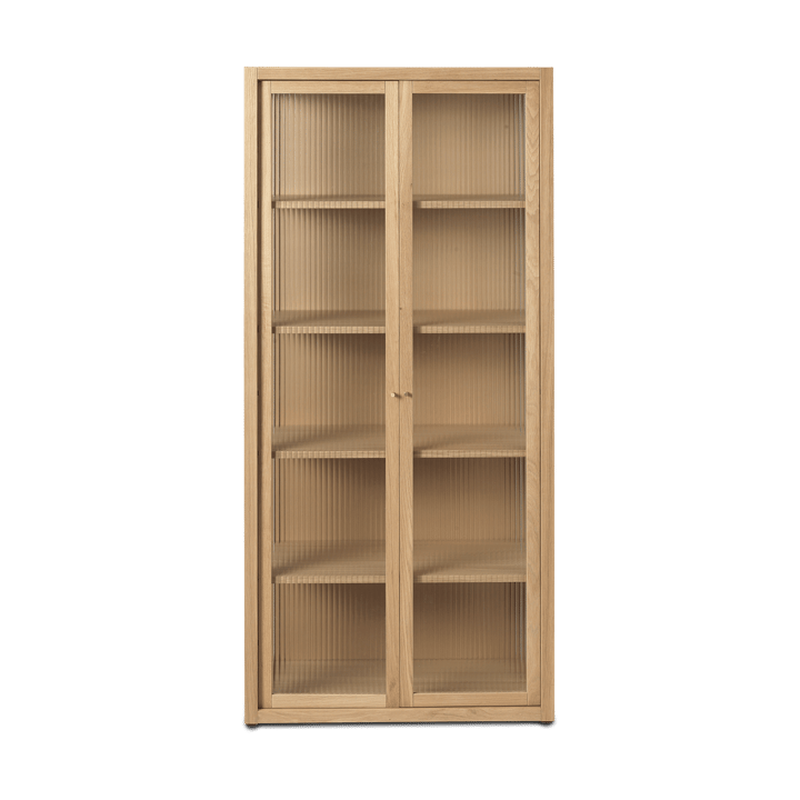 Reed vitrinskåp 70x155 cm - Natural oak - ferm LIVING