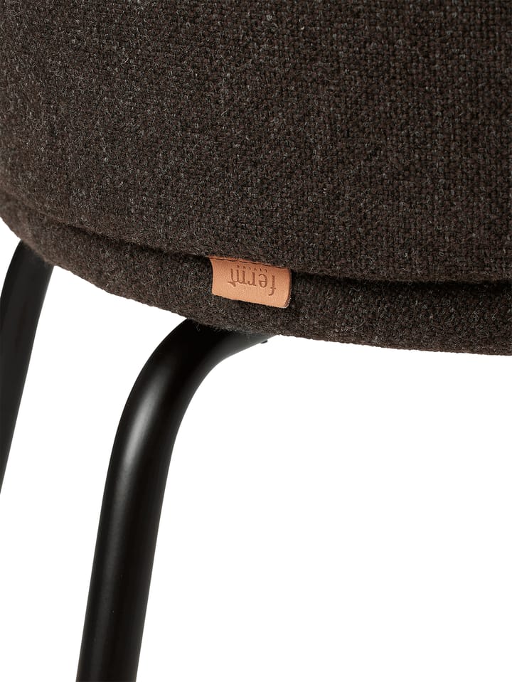 Rico dining chair hallingdal, Dark grey brown-black ferm LIVING