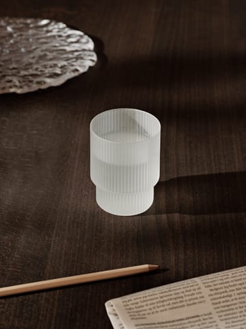 Ripple glas 4-pack - Frosted - ferm LIVING