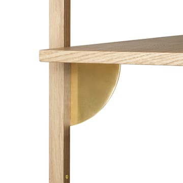 Sector hylla single narrow - Ek-mässing - ferm LIVING