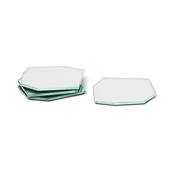 Shard glasunderlägg 4-pack - Mirror - ferm LIVING