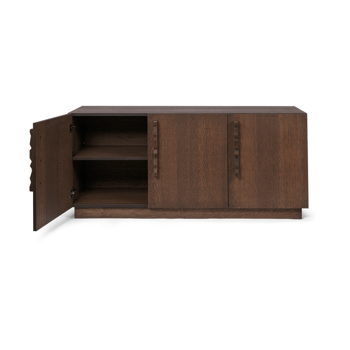 Unda sideboard 146x68x50 cm, Dark Stained Oak ferm LIVING