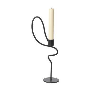 Valse ljusstake high - Black - ferm LIVING