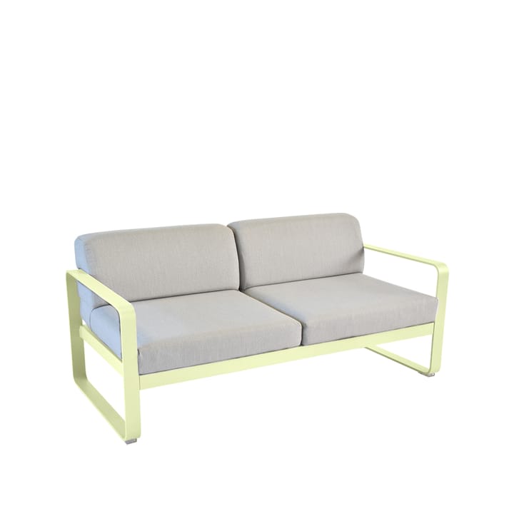 Bellevie 2-sits soffa - frosted lemon, flannel grey dyna - Fermob