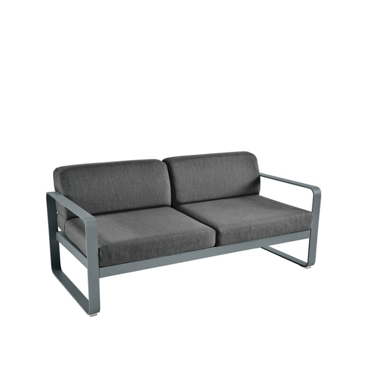 Bellevie 2-sits soffa - storm grey, graphite grey dyna - Fermob