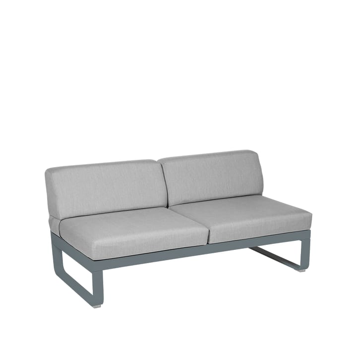 Bellevie Central modulsoffa - 2-sits storm grey, flannel grey dyna - Fermob