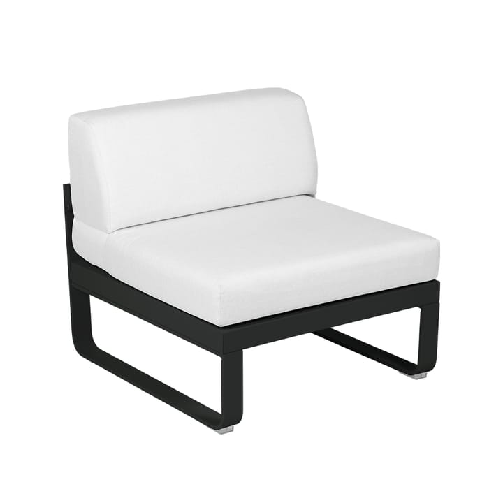 Bellevie Central modulsoffa - liquorice, off-white dyna, 1-sits - Fermob