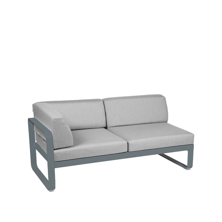 Bellevie Corner modulsoffa - 2-sits storm grey, flannel grey dyna, vänster - Fermob