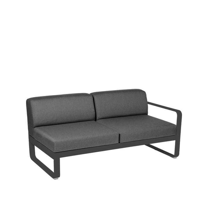 Bellevie Right modulsoffa - 2-sits anthracite, graphite grey dyna - Fermob