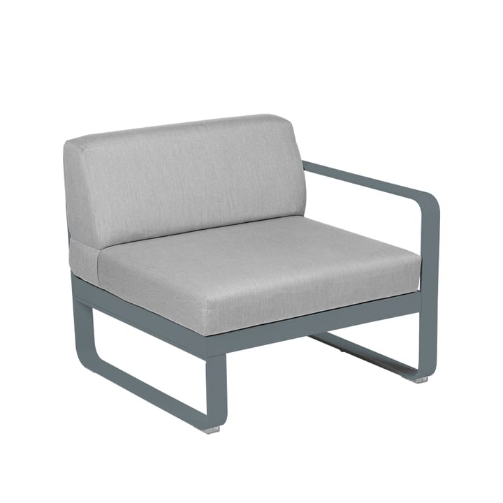 Bellevie Right modulsoffa - storm grey, flannel grey dyna, 1-sits - Fermob