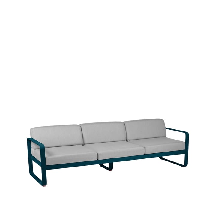 Bellevie soffa - 3-sits acapulco blue, flannel grey dyna - Fermob