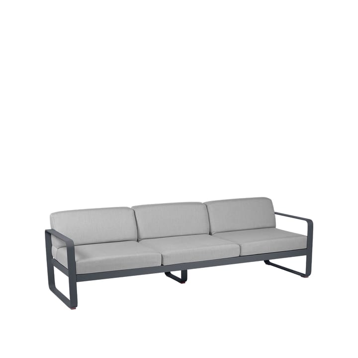 Bellevie soffa - 3-sits anthracite, flannel grey dyna - Fermob