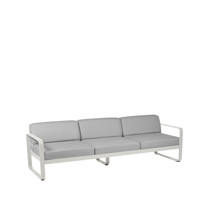 Bellevie soffa - 3-sits clay grey, flannel grey dyna - Fermob