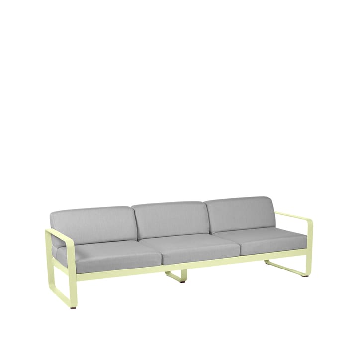 Bellevie soffa - 3-sits frosted lemon, flannel grey dyna - Fermob