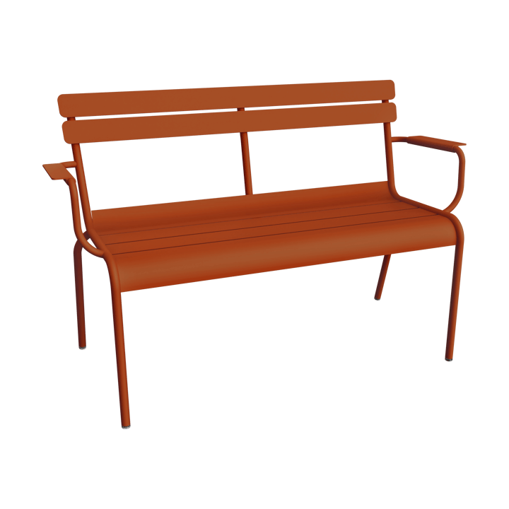 Luxembourg soffa med armstöd 131x55,5x86 cm - Candied Orange - Fermob