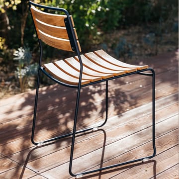 Surprising Teak stol - steel grey - Fermob