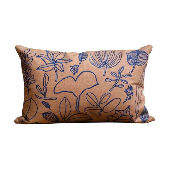 Botanic kuddfodral 38x58 cm - Brown-blue - Fine Little Day