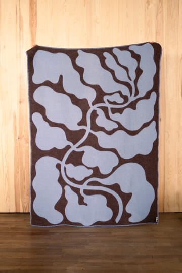 Leaves filt 130x180 cm - Blue-brown - Fine Little Day