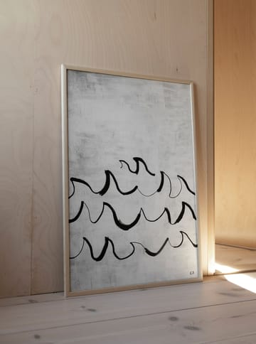 Wave poster 50x70 cm - Svart-vit - Fine Little Day