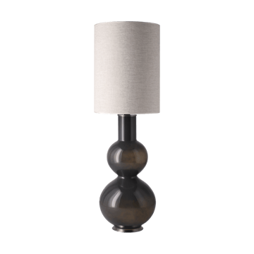 Augusta bordslampa grå lampfot - London Beige L - Flavia Lamps