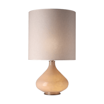 Flavia bordslampa beige lampfot - Milano Tostado M - Flavia Lamps