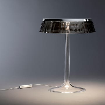 Bon Jour T bordslampa - amber, mattkromad topp - Flos