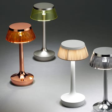 Bon Jour Unplugged bordslampa - Chrome-amber - Flos