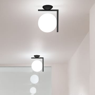 IC lights C/W1 vägglampa - burgundy, opal - Flos