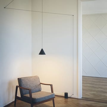 String Light Cone pendel - blå, 12 m kabel - Flos