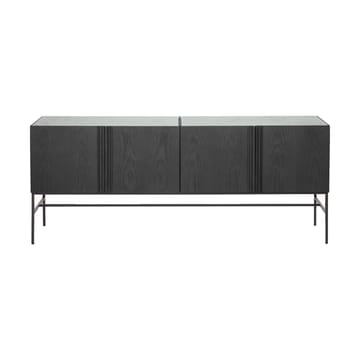 Boss sideboard - Ek svartbets-4 dörrar-kalksten - Fogia