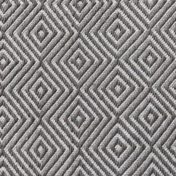 Diamond matta 140x200 cm - Grey - Formgatan