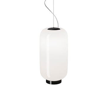 Chouchin 2 Reverse pendel - grafit/svart, vitt glas - Foscarini