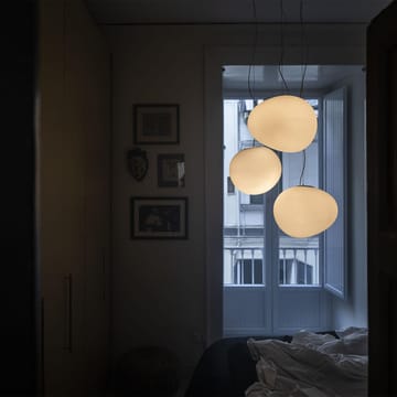 Gregg grande MyLight pendel - oro/bianco, guldfärgad upphänge - Foscarini