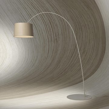 Twiggy Wood golvlampa - greige - Foscarini