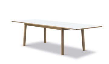 Ana matbord 180-280x95 cm - Nanolaminat vit-såpad ek - Fredericia Furniture