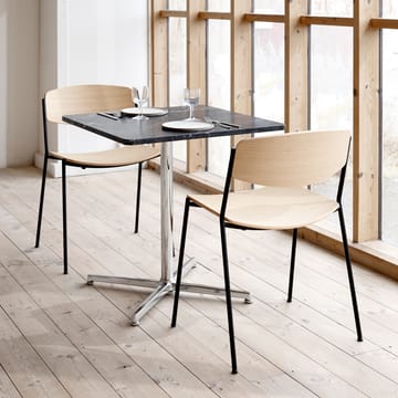 Lynderup 3080 stol - svart ask, svart stålstativ - Fredericia Furniture