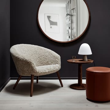 Mono sittpuff - Läder omni 307 cognac-Ø90 cm - Fredericia Furniture